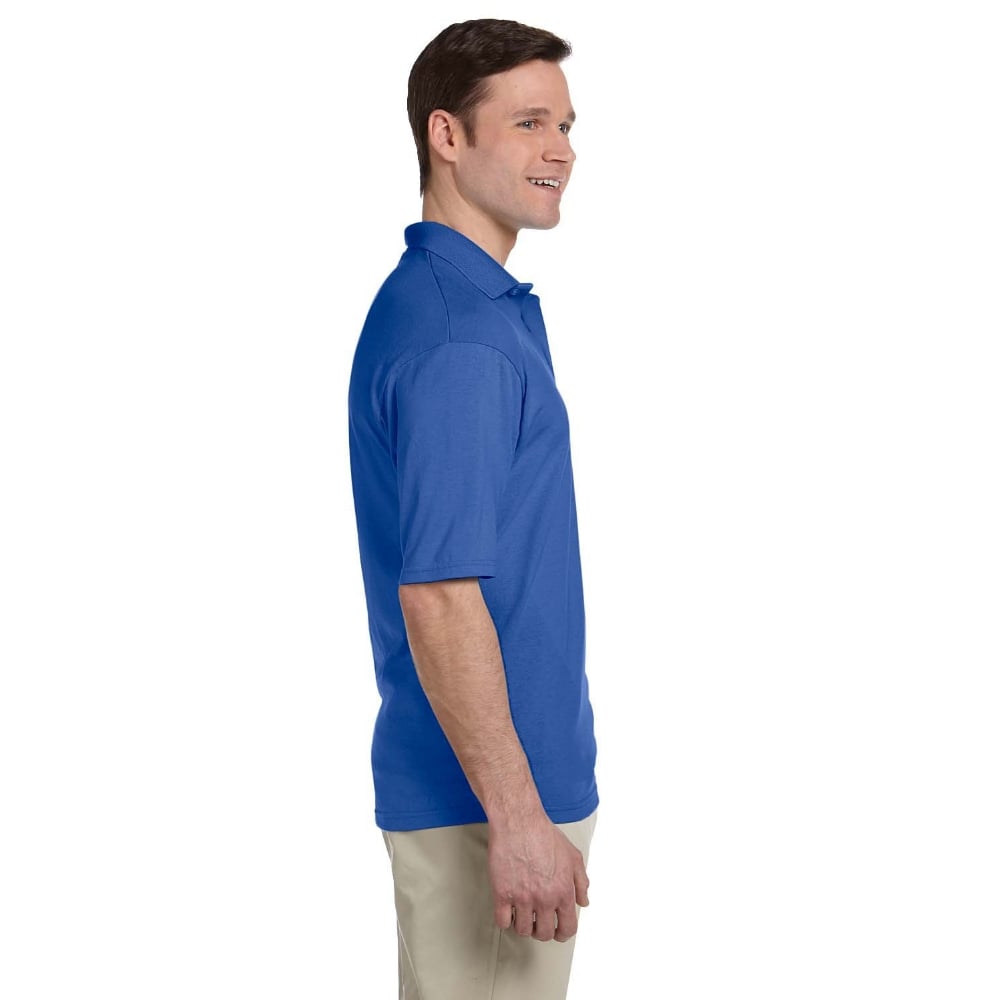 Jerzees 436P Short Sleeve SpotShield™ Polo with Pocket - Gorvex.com