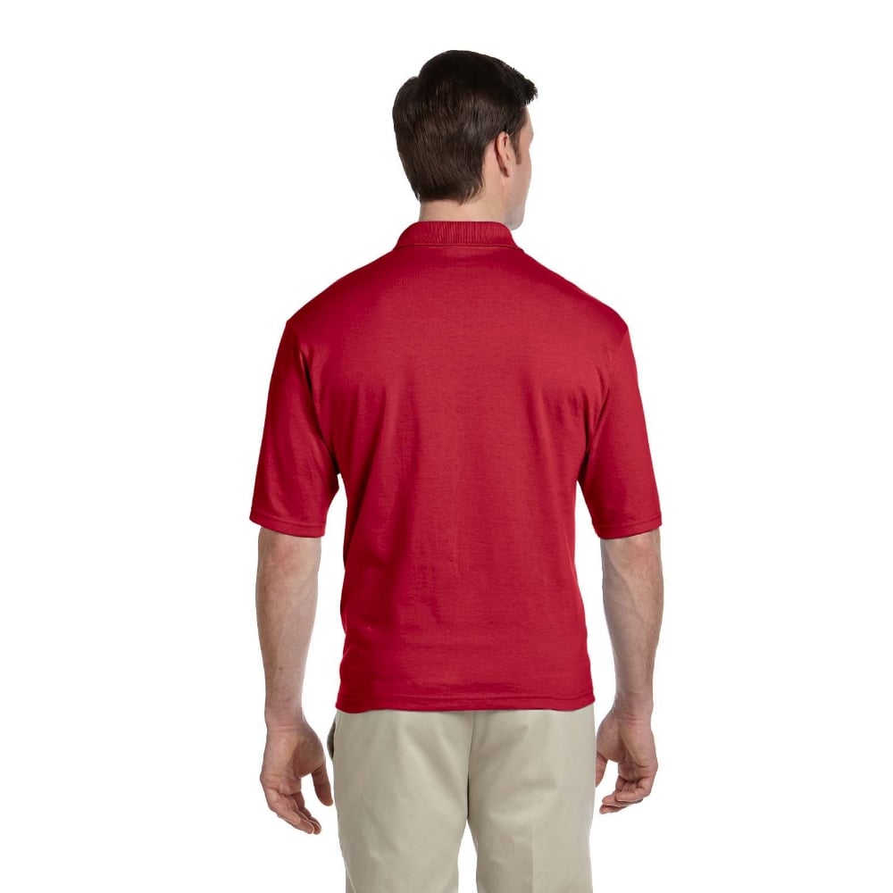 Jerzees 436P Short Sleeve SpotShield™ Polo with Pocket - Gorvex.com