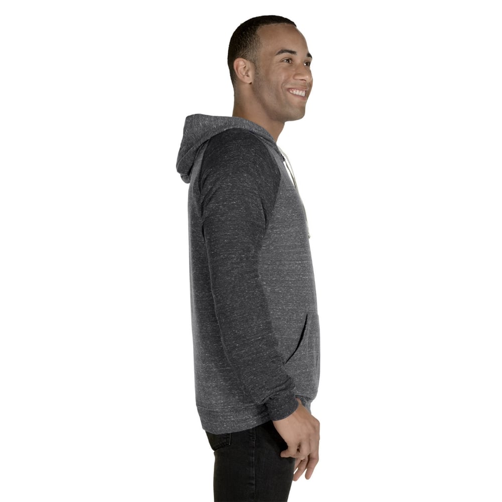 Jerzees 90MR 66/34 Snow Heather French Terry Pullover Hood Sweatshirt - Gorvex.com