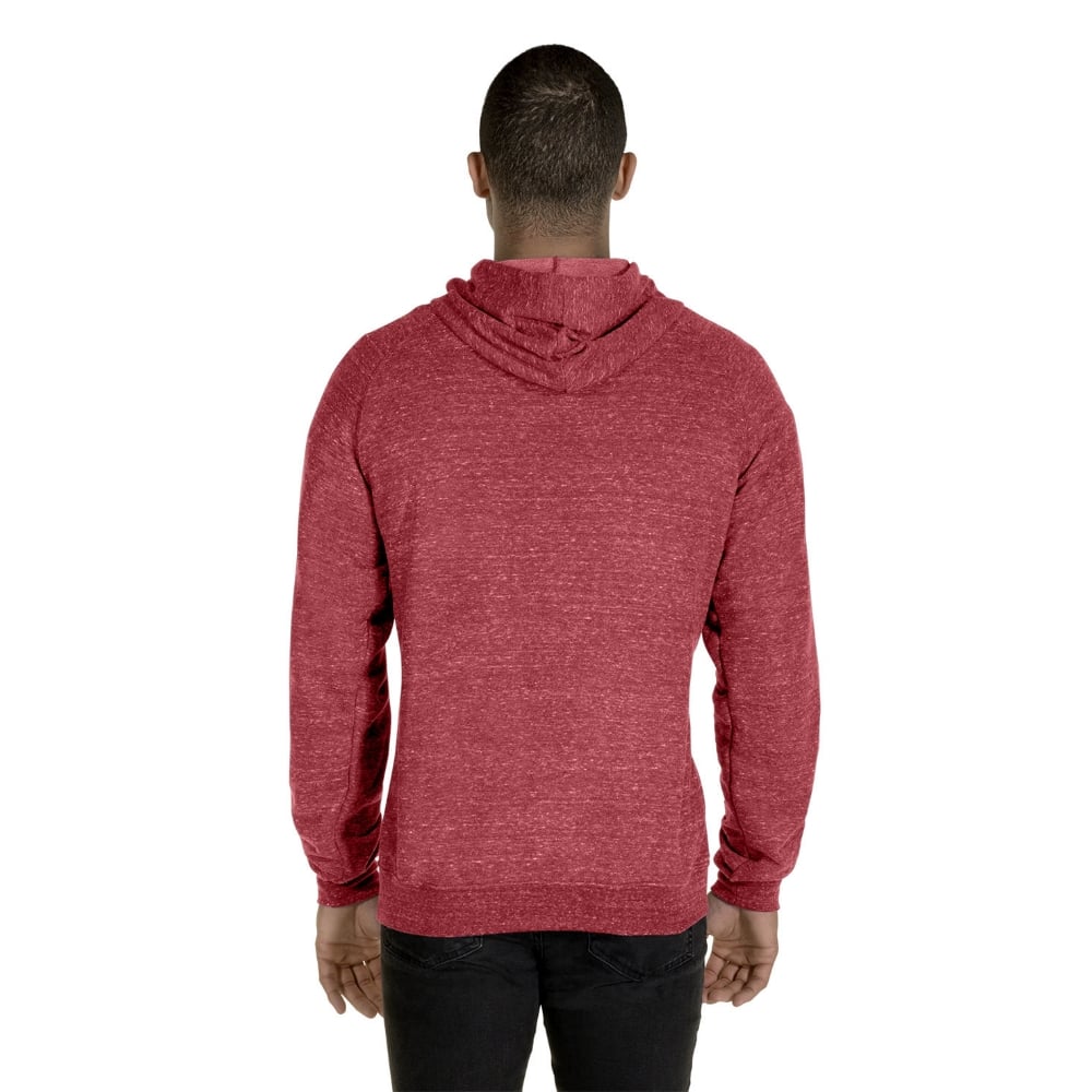 Jerzees 90MR 66/34 Snow Heather French Terry Pullover Hood Sweatshirt - Gorvex.com