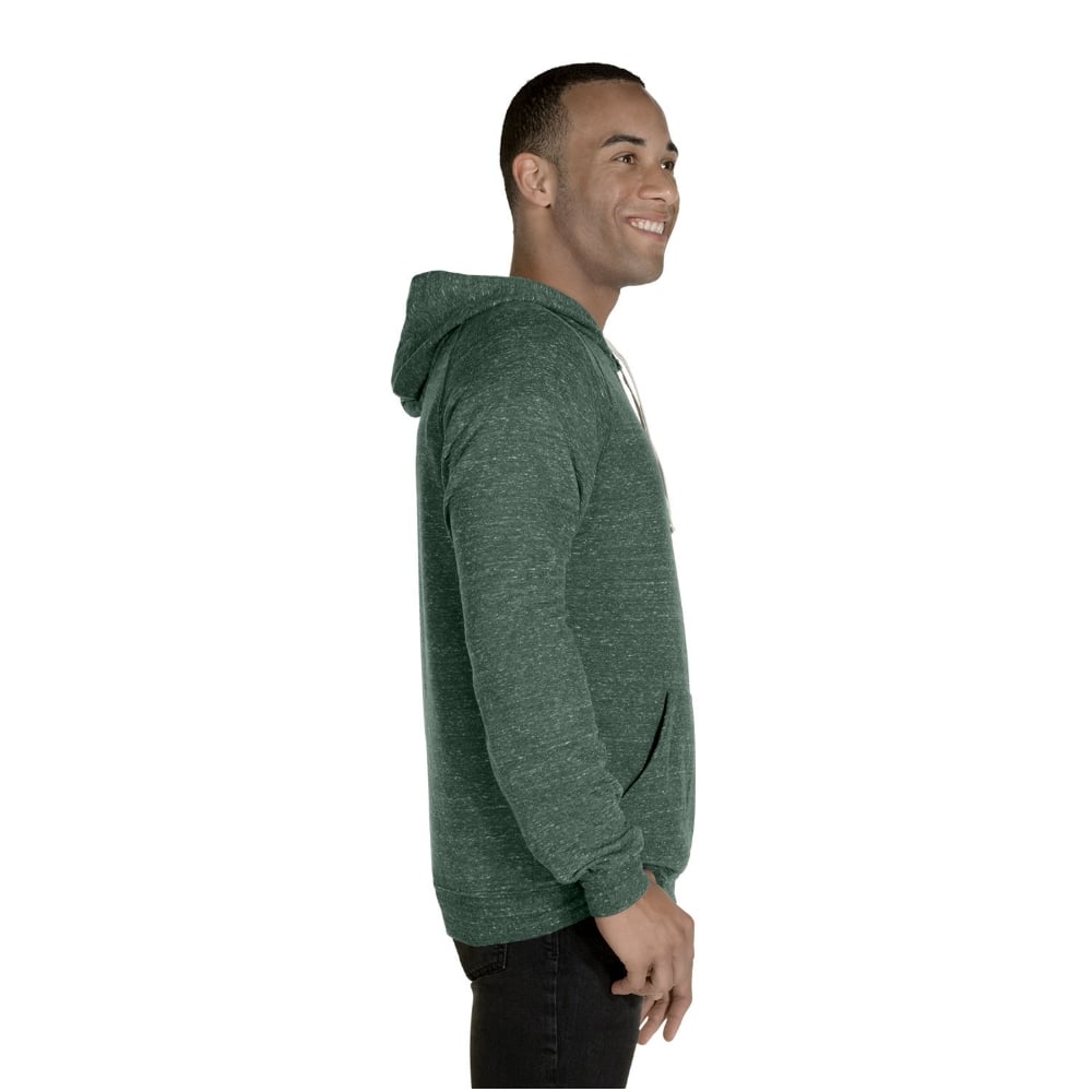Jerzees 90MR 66/34 Snow Heather French Terry Pullover Hood Sweatshirt - Gorvex.com