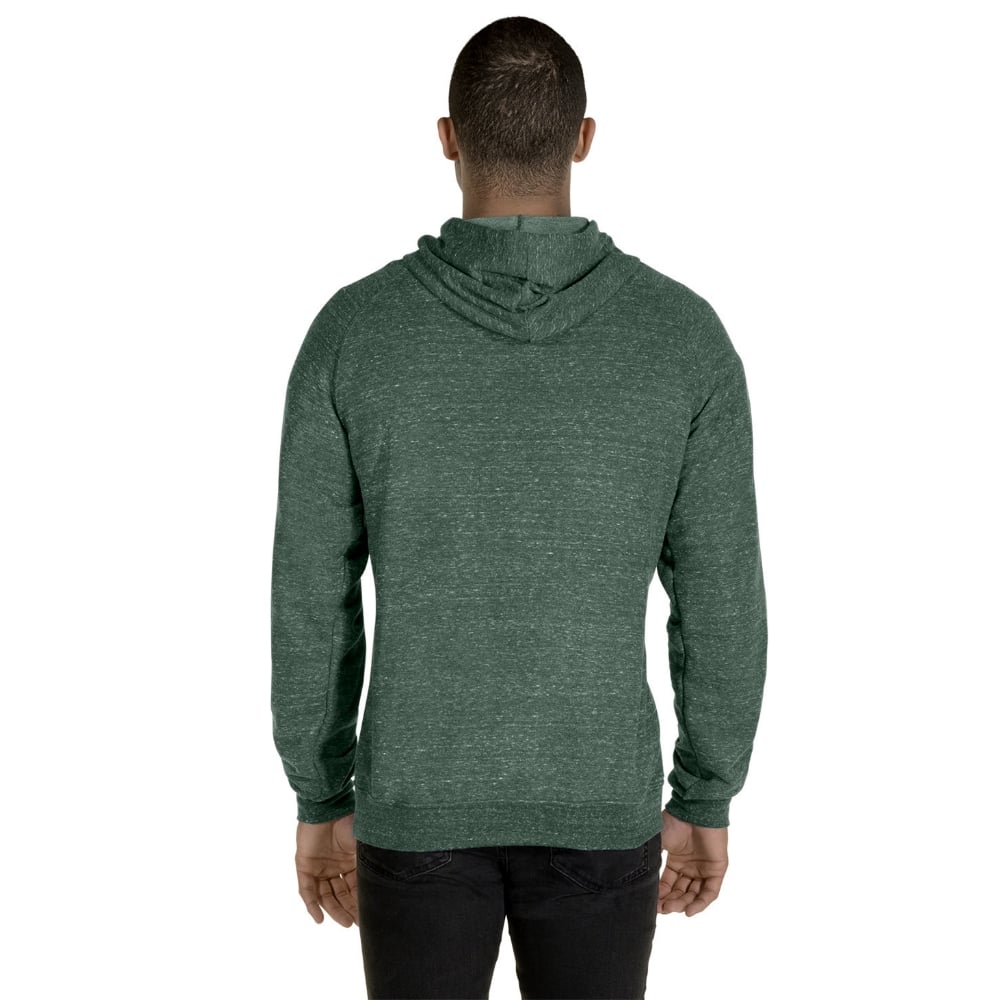 Jerzees 90MR 66/34 Snow Heather French Terry Pullover Hood Sweatshirt - Gorvex.com