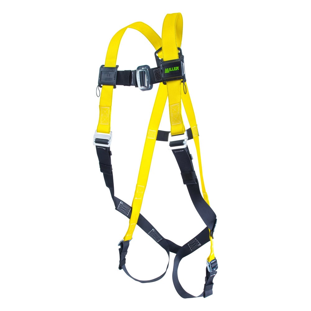 Miller Full - Body Non - Stretch Harness D - Rings & Mating Buckles - Gorvex.com