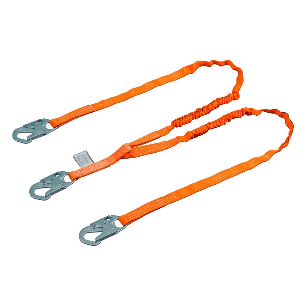 Miller Titan™ 6' Double - Legged Tubular Shock Absorbing Lanyard - Gorvex.com