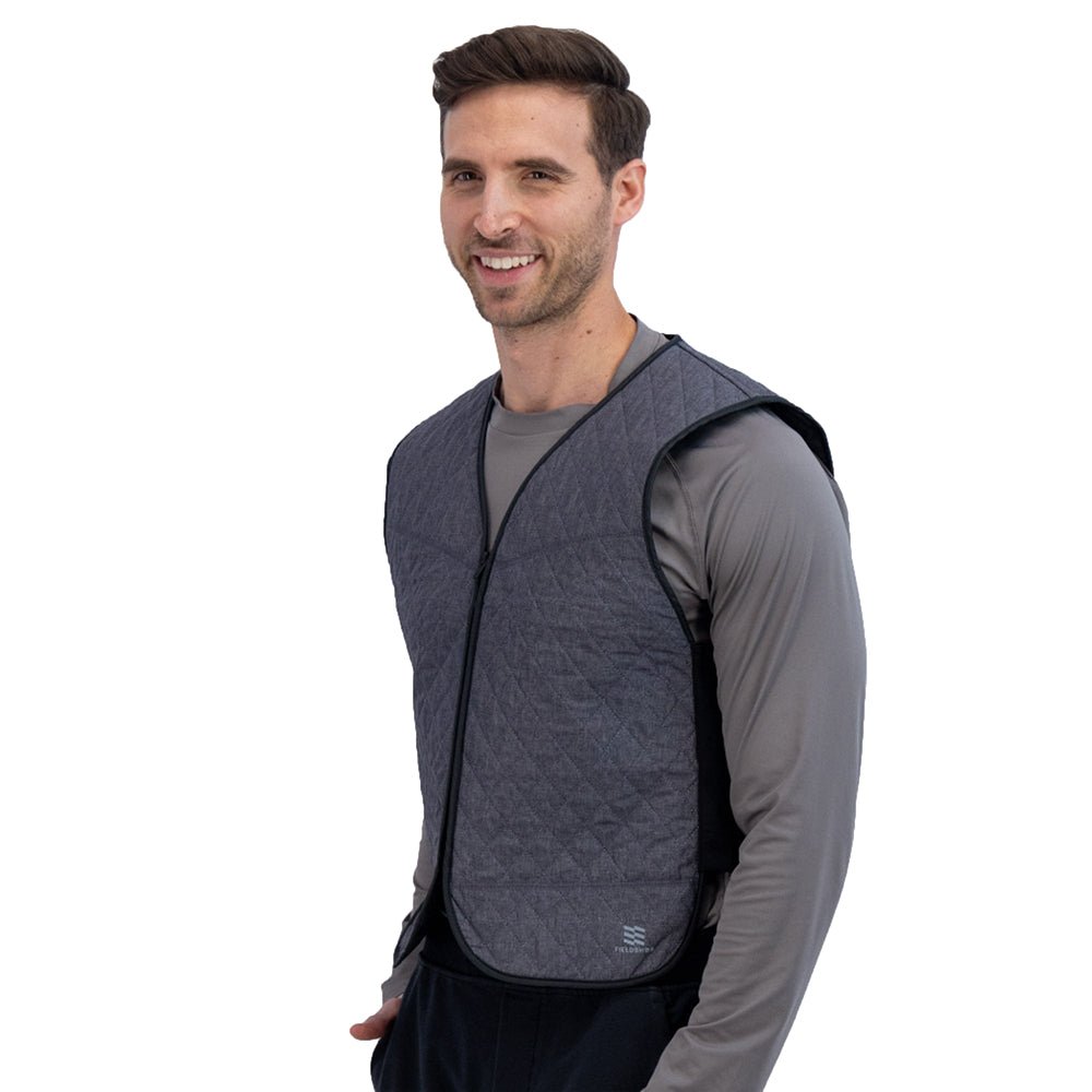Mobile Cooling MCUV05 Lightweight Stylish V - Neck Zip Vest - Gorvex.com