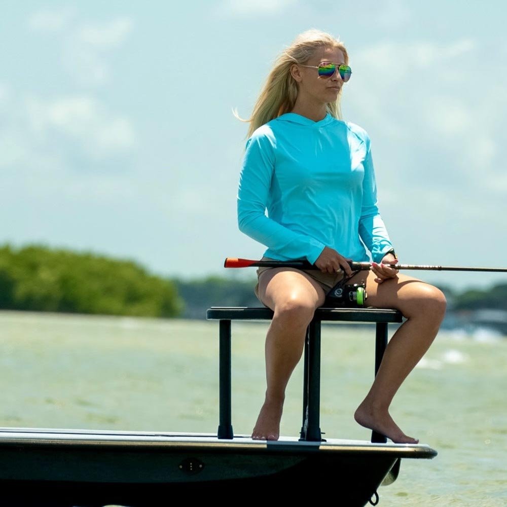 Mobile Cooling MCWT03 Women's Fast Drying Sun Protection Hooded Tee - Gorvex.com