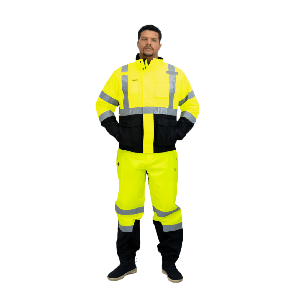 Mobile Warming MWJ19M04 Men's Hi - Vis Heated Windproof Jacket - Gorvex.com