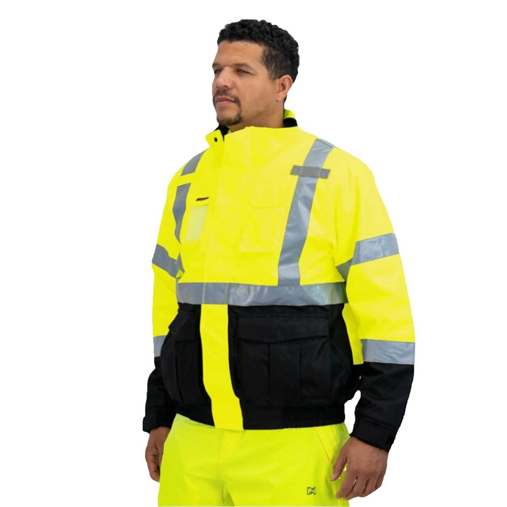 Mobile Warming MWJ19M04 Men's Hi - Vis Heated Windproof Jacket - Gorvex.com