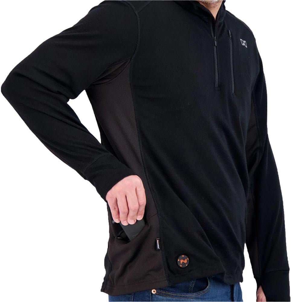 Mobile Warming MWMT14 Merino Men's Contour Fit Heated Baselayer Shirt - Gorvex.com