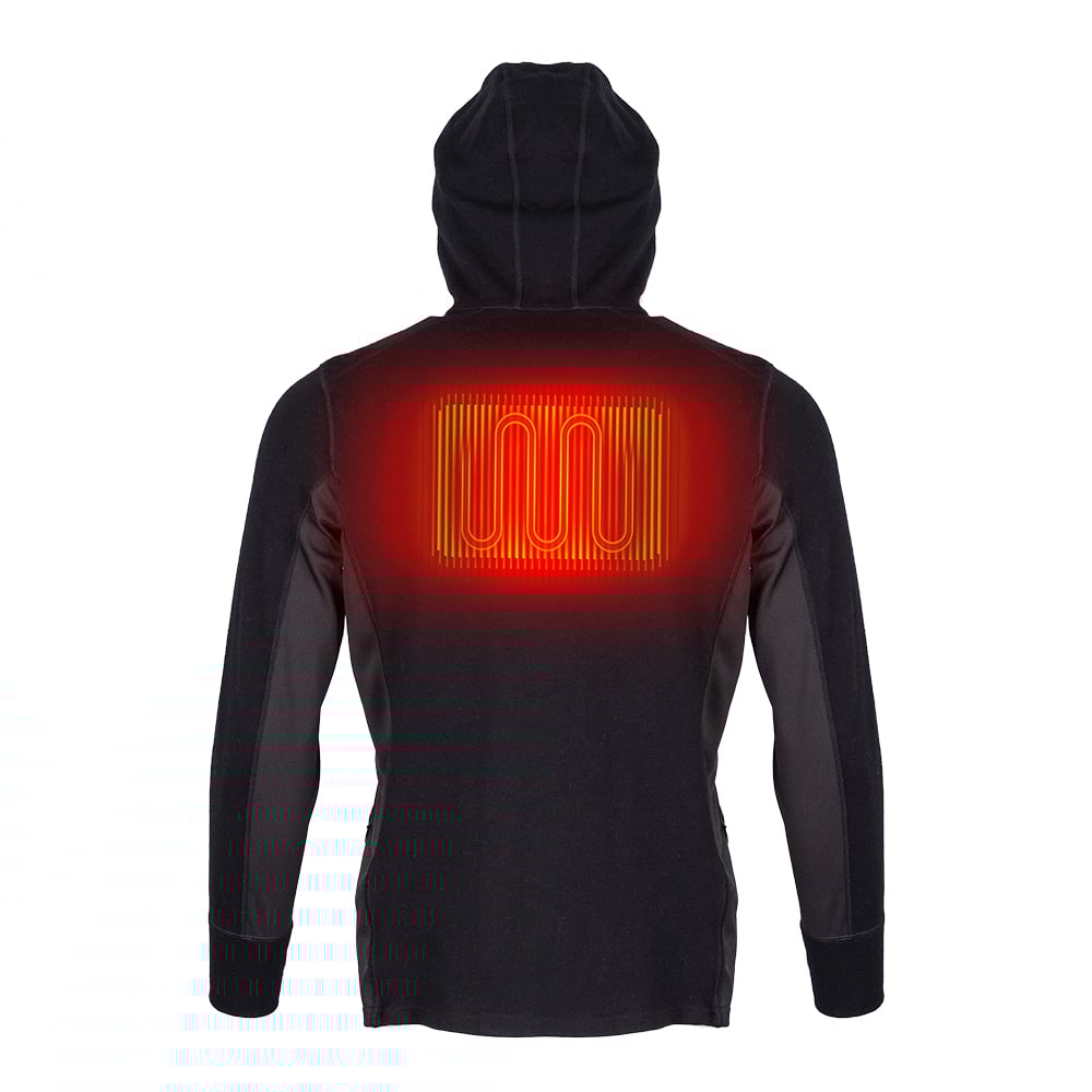 Mobile Warming MWMT14 Merino Men's Contour Fit Heated Baselayer Shirt - Gorvex.com