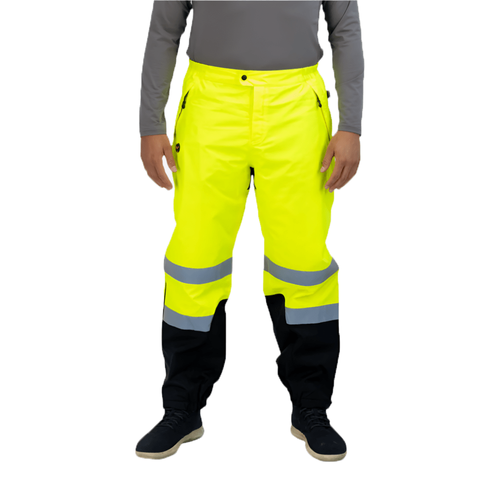 Mobile Warming MWUP15 Men's Hi - Vis Heavy - Duty Waterproof Work Pants - Gorvex.com