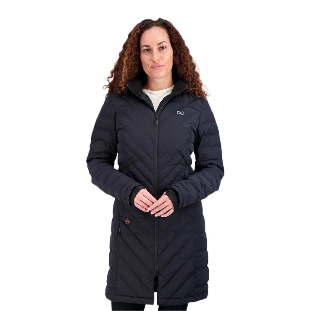 Mobile Warming MWWJ38 Meridian Women's Heated Black Hooded Jacket - Gorvex.com