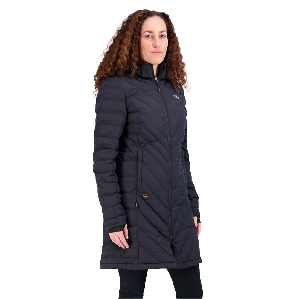 Mobile Warming MWWJ38 Meridian Women's Heated Black Hooded Jacket - Gorvex.com
