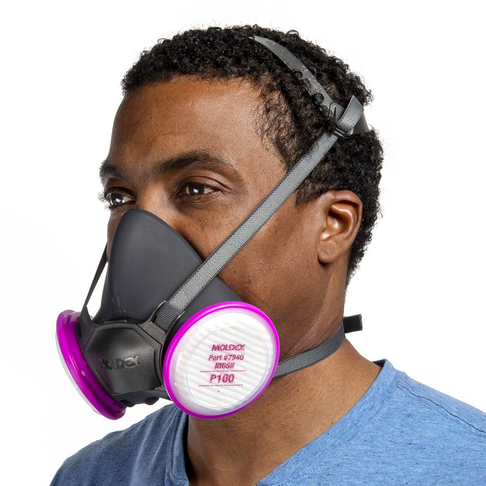 Moldex 7000 Series Pre - Assembled Respirator with P100 Filter Disk - Gorvex.com