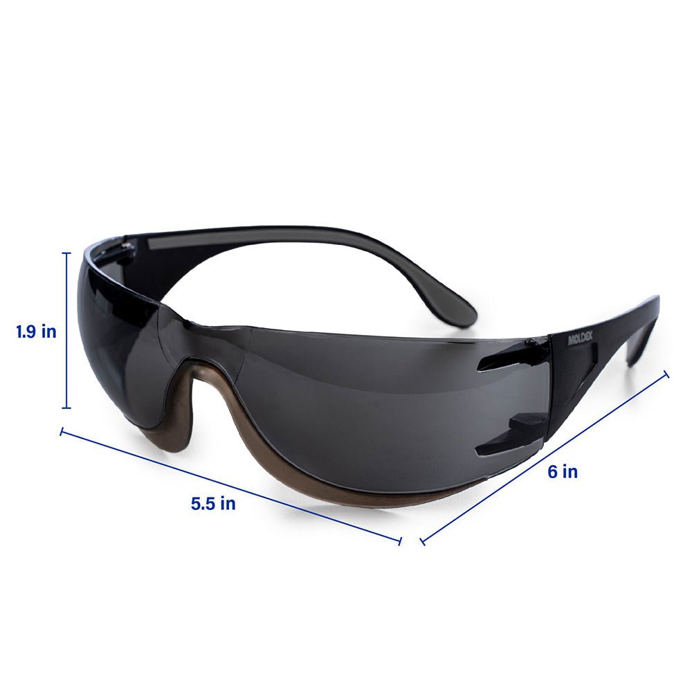 Moldex Adapt Anti - Fog Safety Glasses with Overmold - Gorvex.com