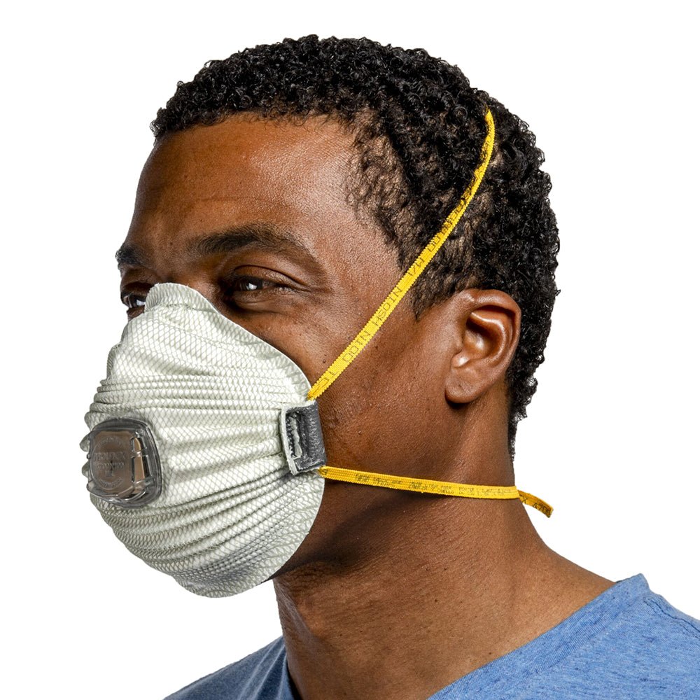 Moldex AirWave 4700 N100 Disposable Respirator with SmartStrap, M/L, 1 box (5 pieces) - Gorvex.com