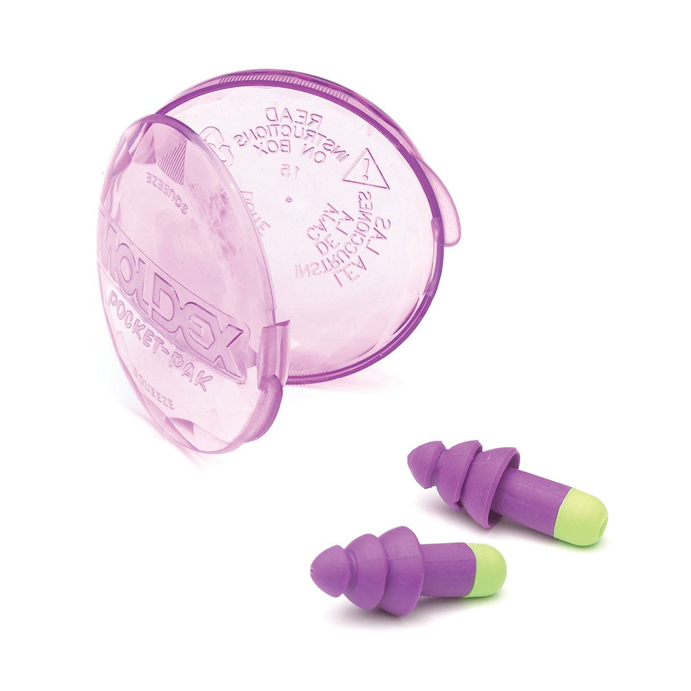 Moldex Rockets Uncorded Reusable Earplugs 6400, NRR 27, 1 box (50 pairs) - Gorvex.com