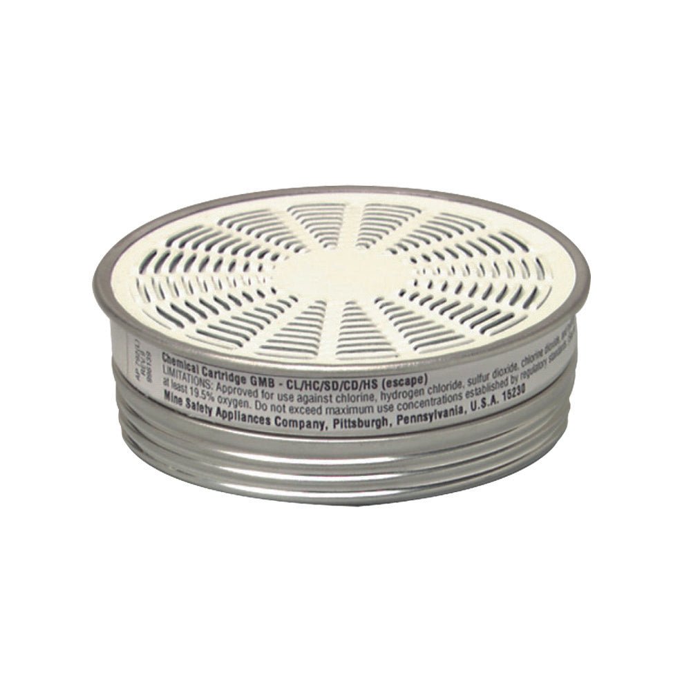 MSA 464032 Acid Gas GMB Filter Comfo Respirator Cartridge, 1 pack (10 cartridges) - Gorvex.com