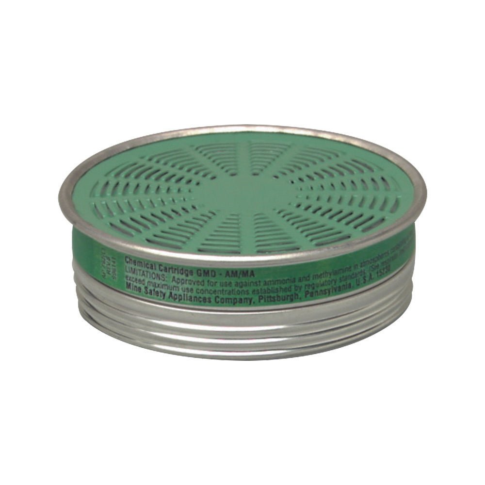 MSA 464033 Ammonia/Methylamine GMD Filter Comfo Respirator Cartridge, 1 pack (10 cartridges) - Gorvex.com