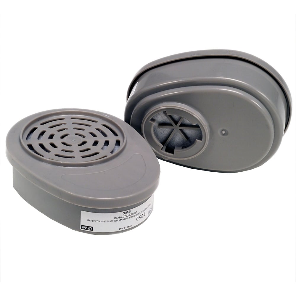 MSA 815356 Acid Gas GMB Advantage Respirator Cartridge, 1 pair - Gorvex.com