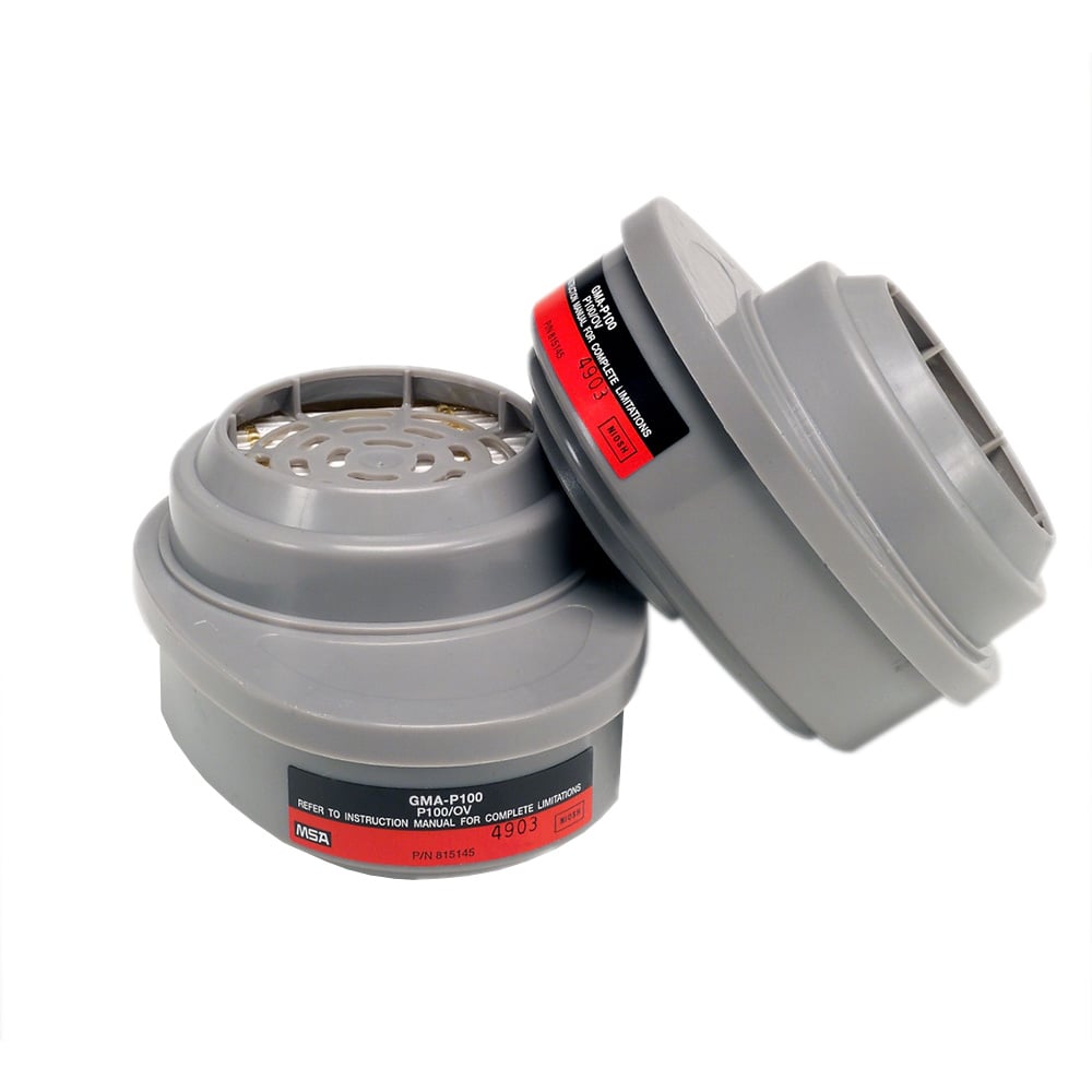 MSA 815362 OV GMA - P100 Advantage Respirator Cartridge, 1 pair - Gorvex.com
