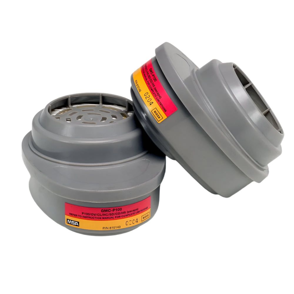 MSA OV/Acid Gas GMC - P100 Advantage Respirator Cartridge, 1 pair - Gorvex.com