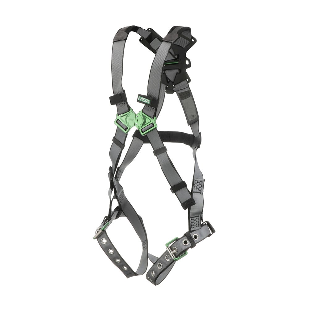 MSA V - FIT™ Unpadded Harness Tongue Buckle Leg Straps + Back D - Ring - Gorvex.com