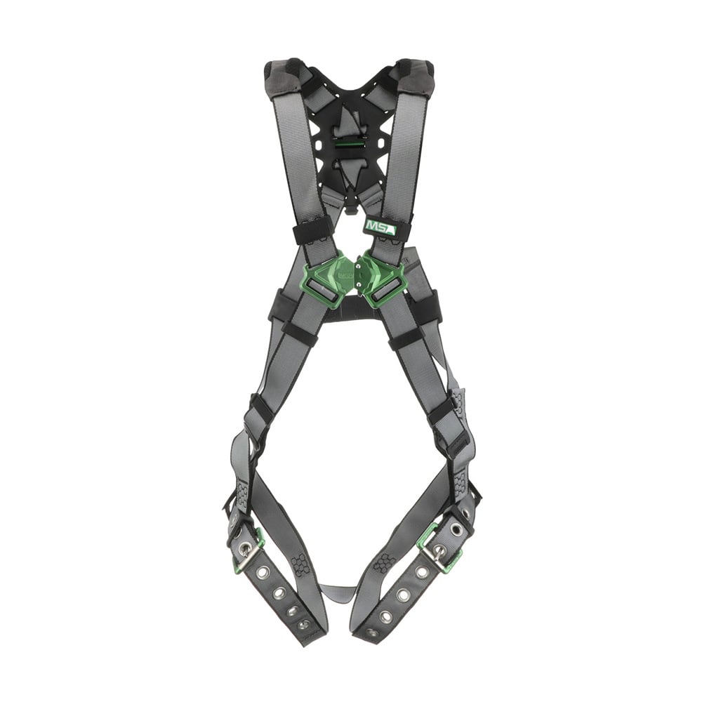 MSA V - FIT™ Unpadded Harness Tongue Buckle Leg Straps + Back D - Ring - Gorvex.com