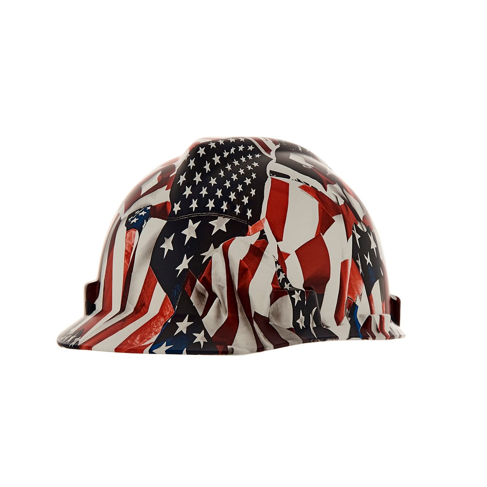 MSA V - Gard® Hydro Dipped Cap Style Hard Hat with Ratchet Suspension - Gorvex.com