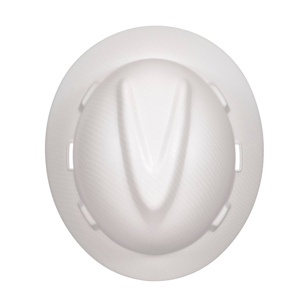 MSA V - Gard® Hydro Dipped Full Brim Hard Hat with Ratchet Suspension - Gorvex.com