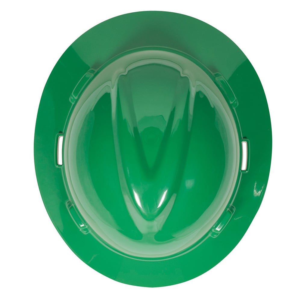 MSA V - Gard® Slotted Full Brim Hard Hat with Gloss Finish - Gorvex.com