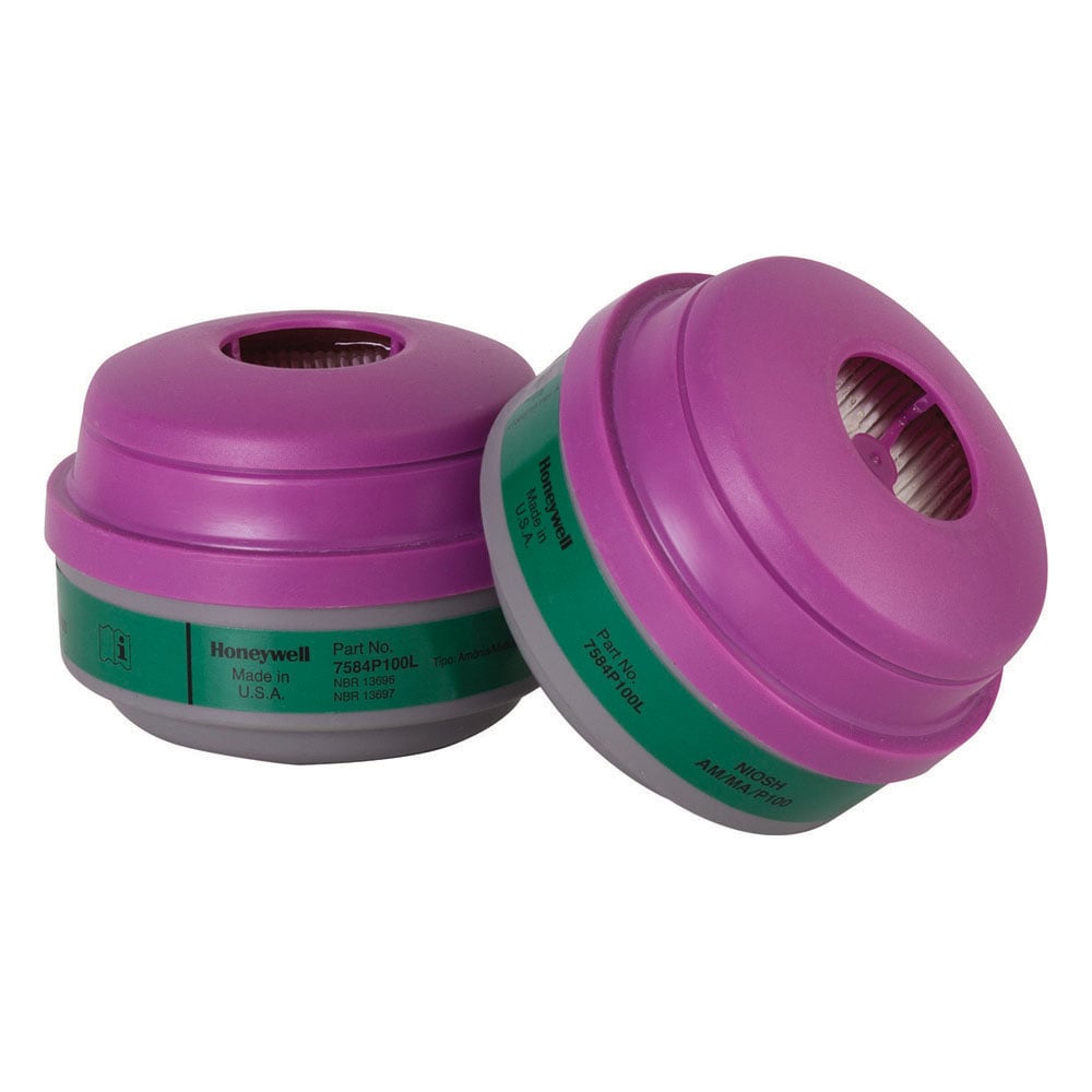 North N Series Amm/Methyl P100 Cartridge/Filter Combination, 1 pair - Gorvex.com