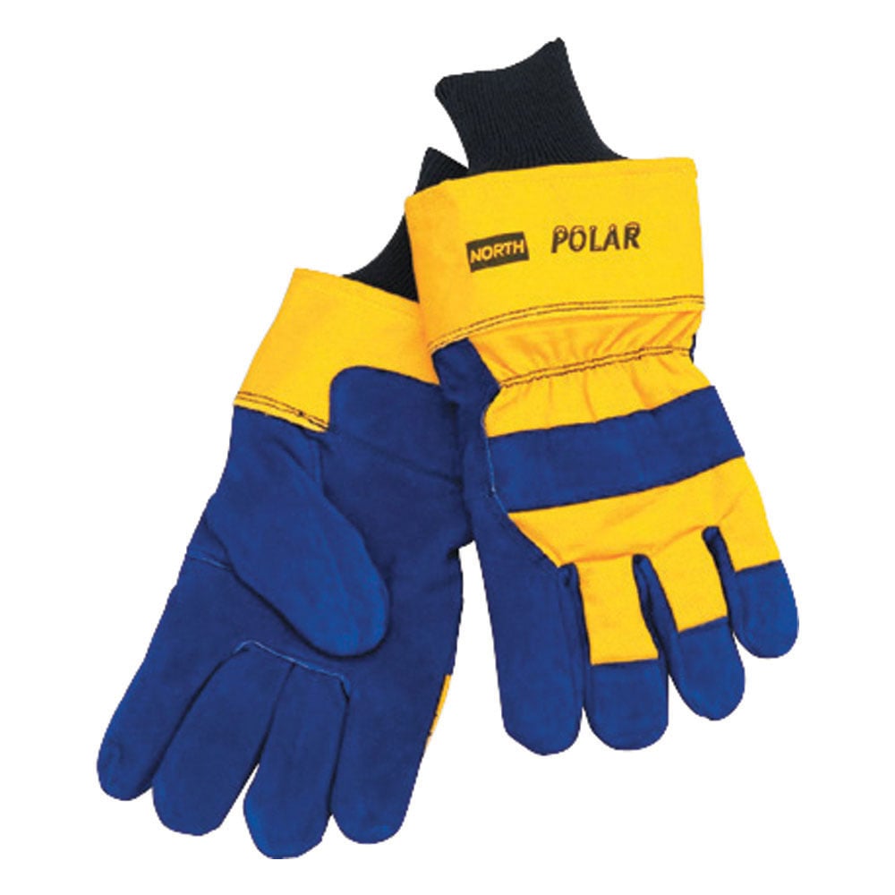 North Polar® Insulated Leather Palm Glove, Men's, Extra Large, 1 bag (6 pairs) - Gorvex.com