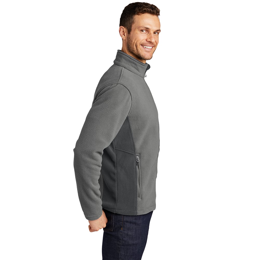 Port Authority F216 Colorblock Value Midweight Fleece Full Zip Jacket - Gorvex.com