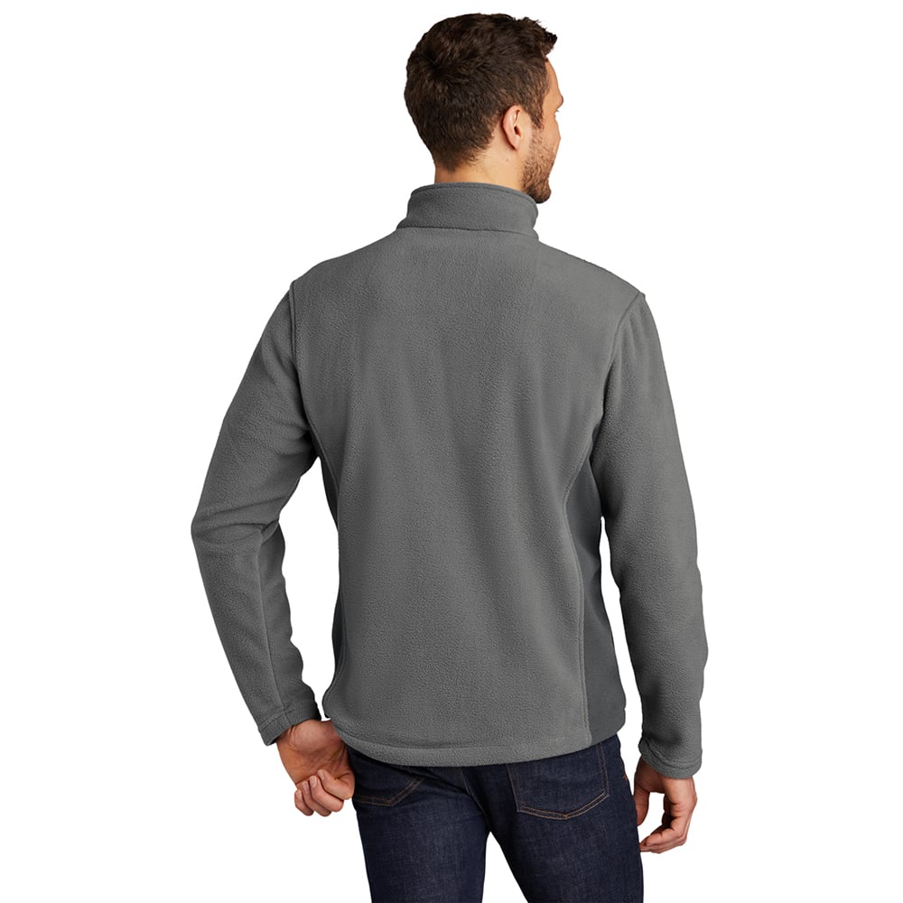 Port Authority F216 Colorblock Value Midweight Fleece Full Zip Jacket - Gorvex.com