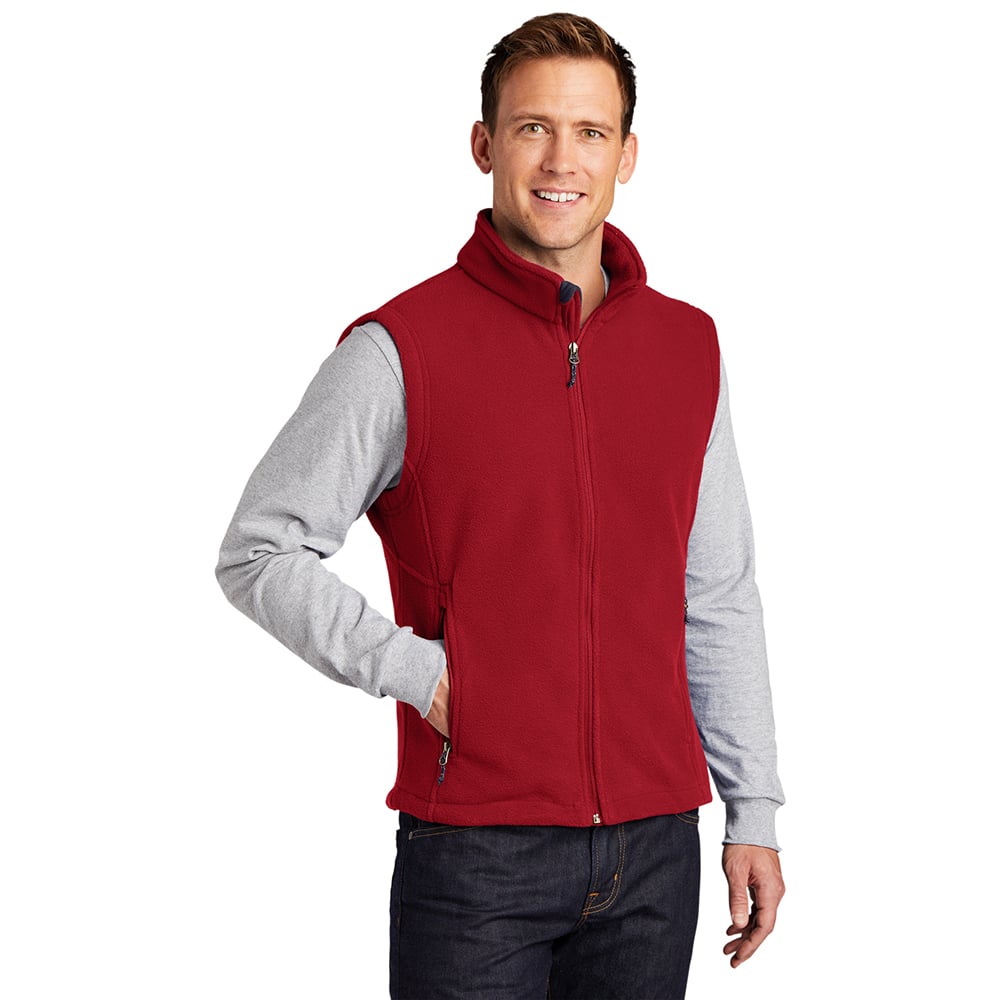 Port Authority F219 Value Midweight Fleece Full Zip Vest - Gorvex.com