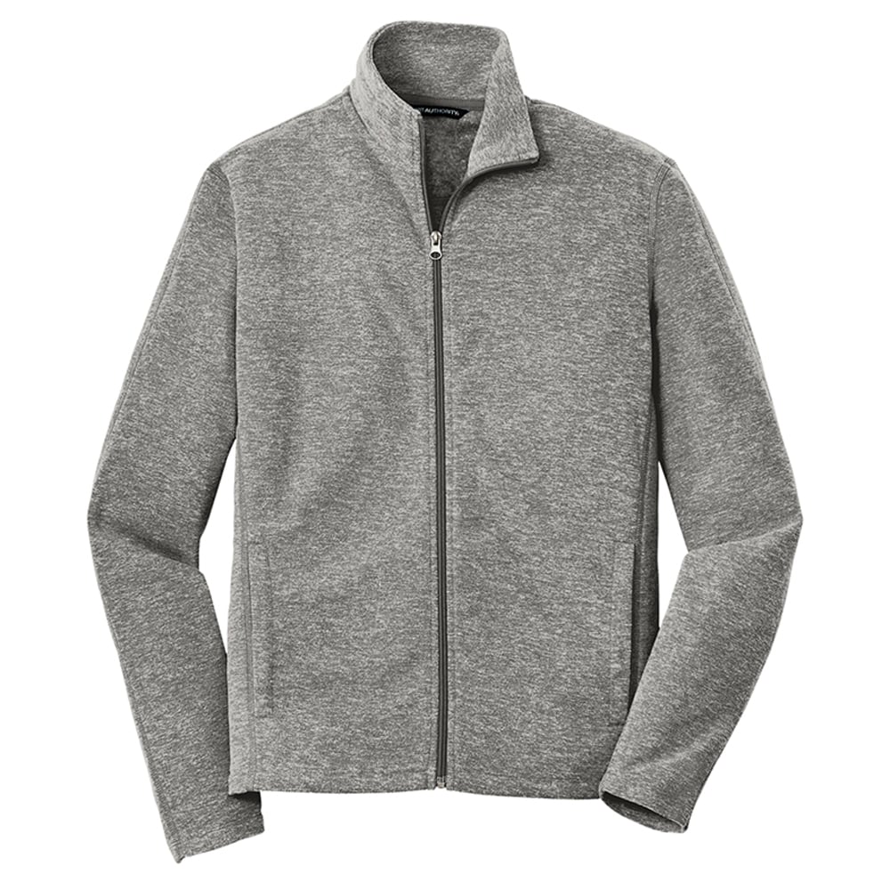 Port Authority F235 Lightweight Heather Microfleece Full Zip Jacket - Gorvex.com