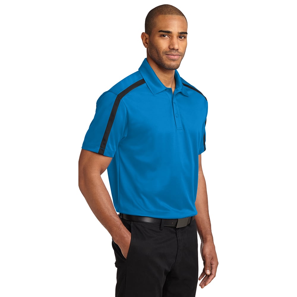 Port Authority K547 Silk Touch Performance Colorblock Stripe Polo - Gorvex.com