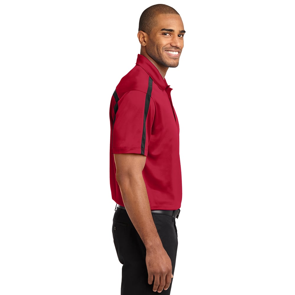 Port Authority K547 Silk Touch Performance Colorblock Stripe Polo - Gorvex.com