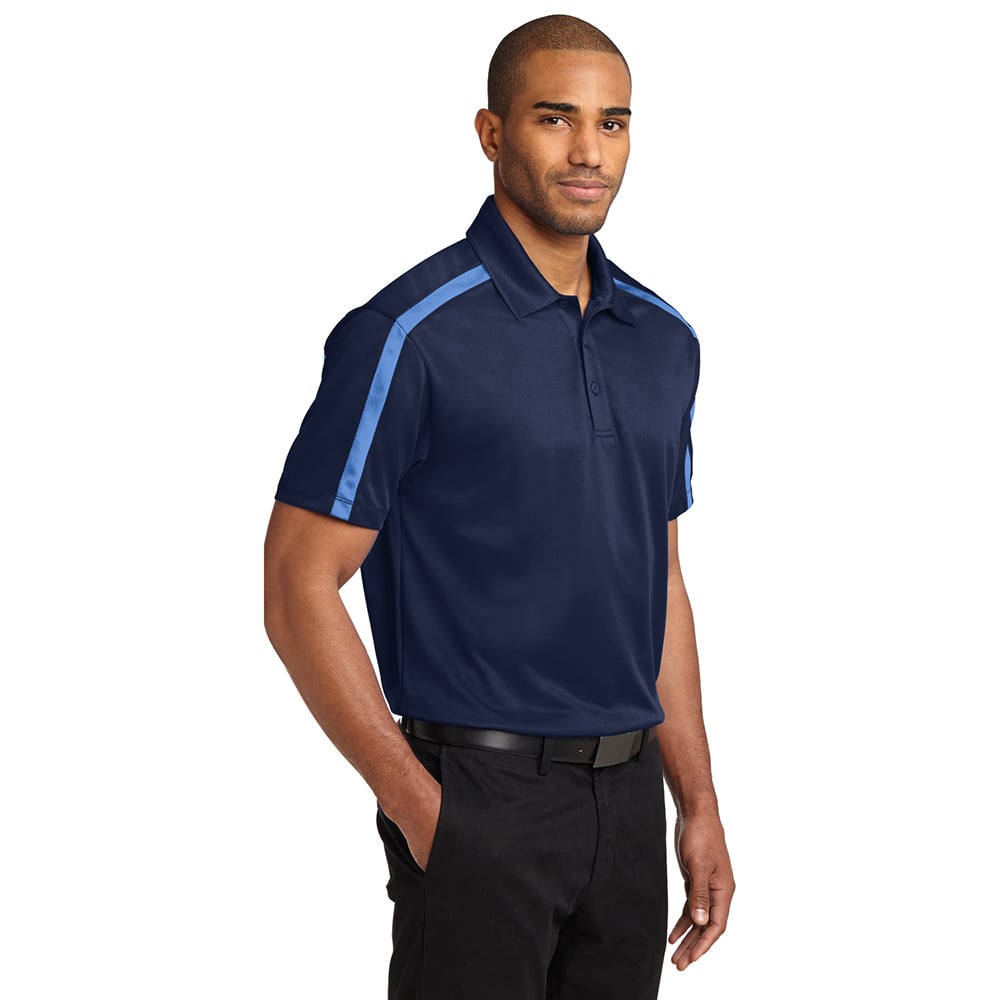 Port Authority K547 Silk Touch Performance Colorblock Stripe Polo - Gorvex.com
