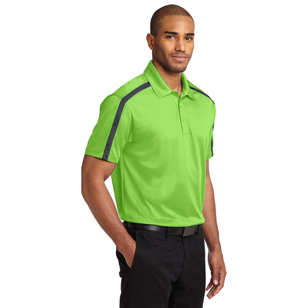 Port Authority K547 Silk Touch Performance Colorblock Stripe Polo - Gorvex.com