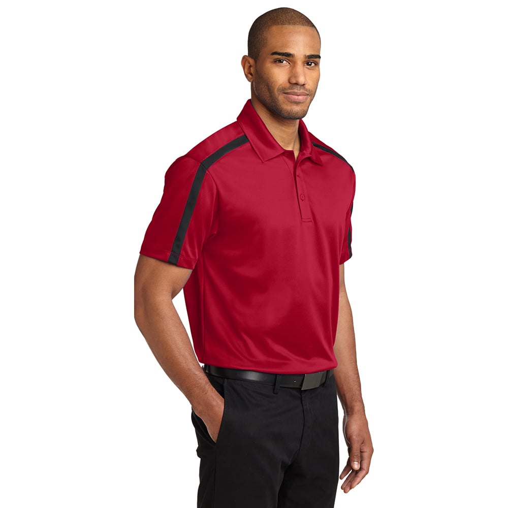 Port Authority K547 Silk Touch Performance Colorblock Stripe Polo - Gorvex.com