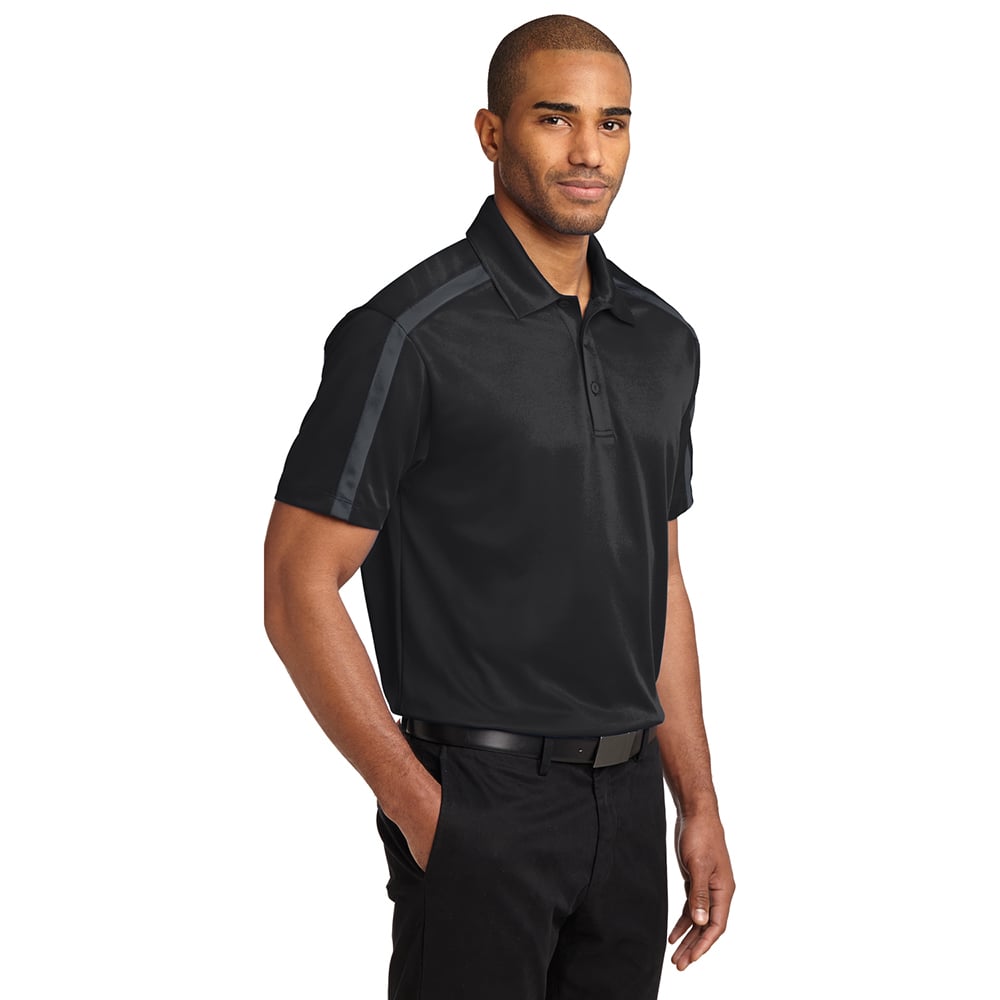 Port Authority K547 Silk Touch Performance Colorblock Stripe Polo - Gorvex.com