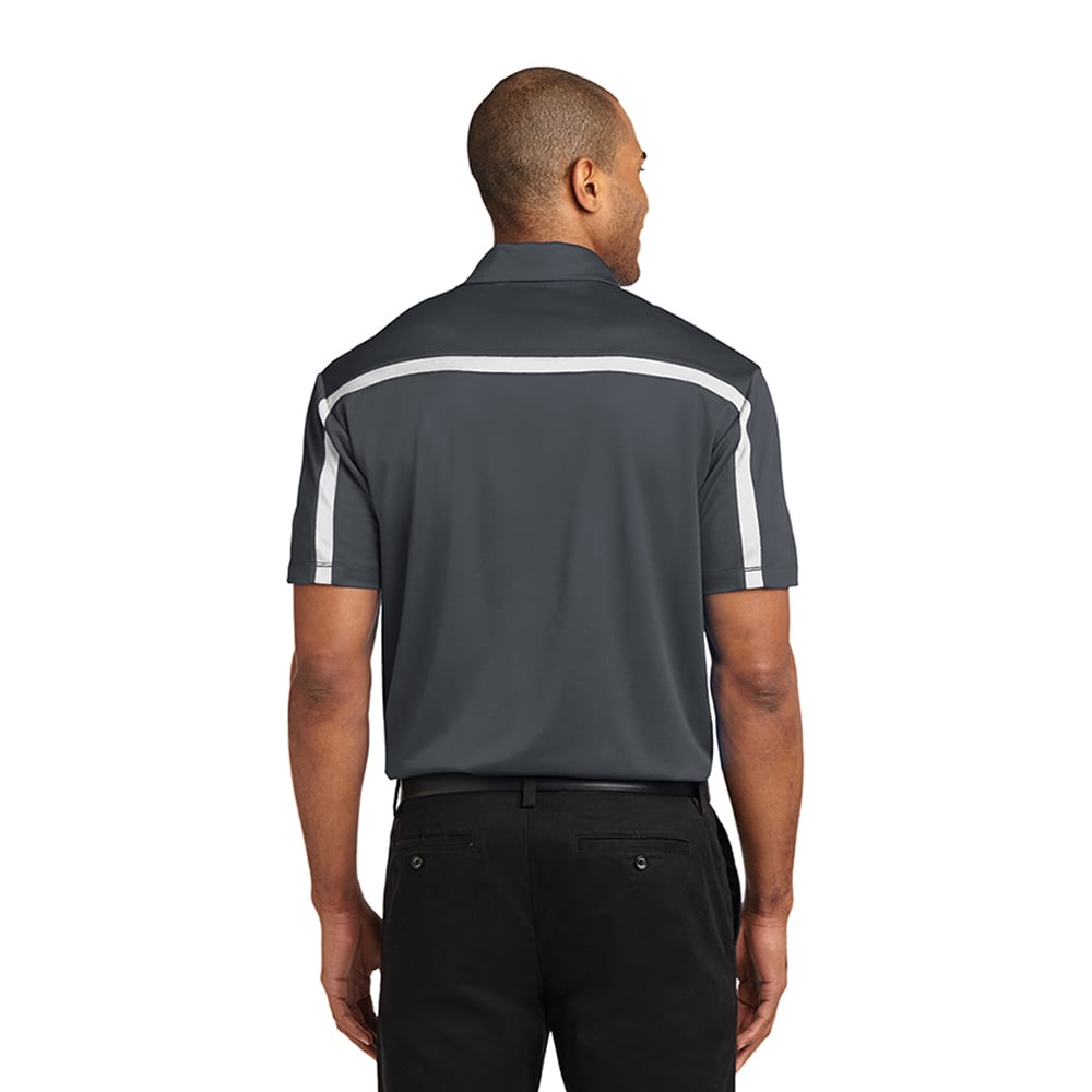 Port Authority K547 Silk Touch Performance Colorblock Stripe Polo - Gorvex.com