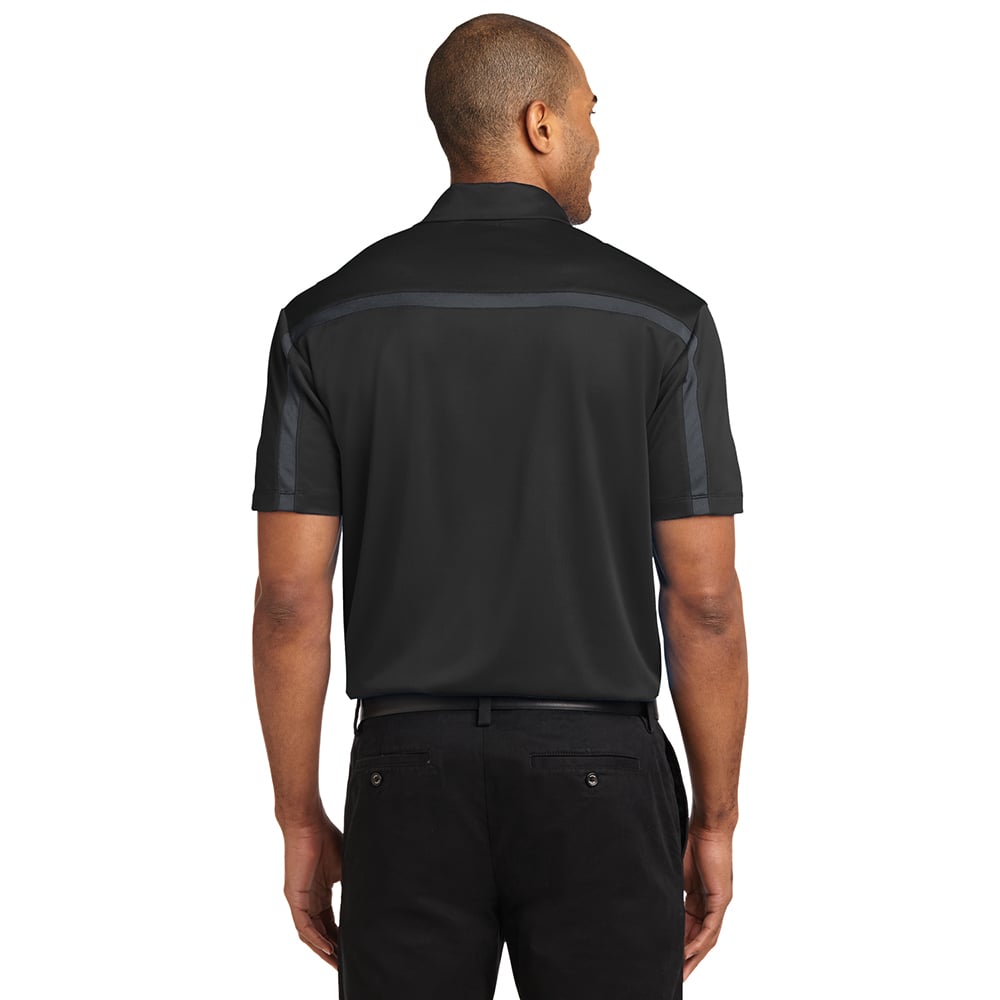 Port Authority K547 Silk Touch Performance Colorblock Stripe Polo - Gorvex.com