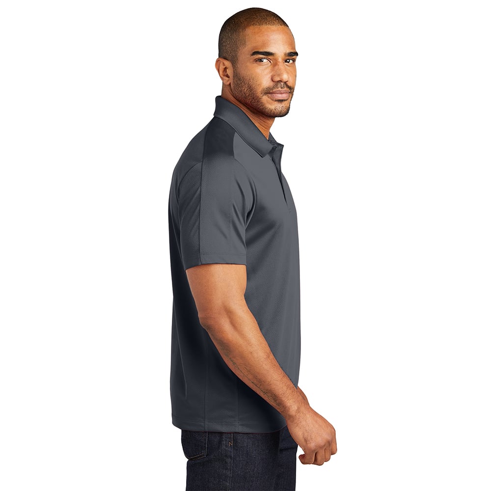 Port Authority K569 Diamond Jacquard Performance Polo Shirt - Gorvex.com