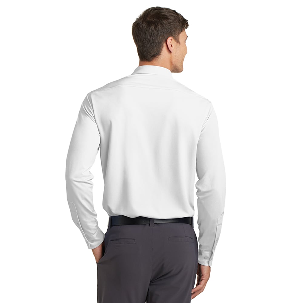 Port Authority K570 Dimension Knit Dress Shirt with Chest Pocket - Gorvex.com
