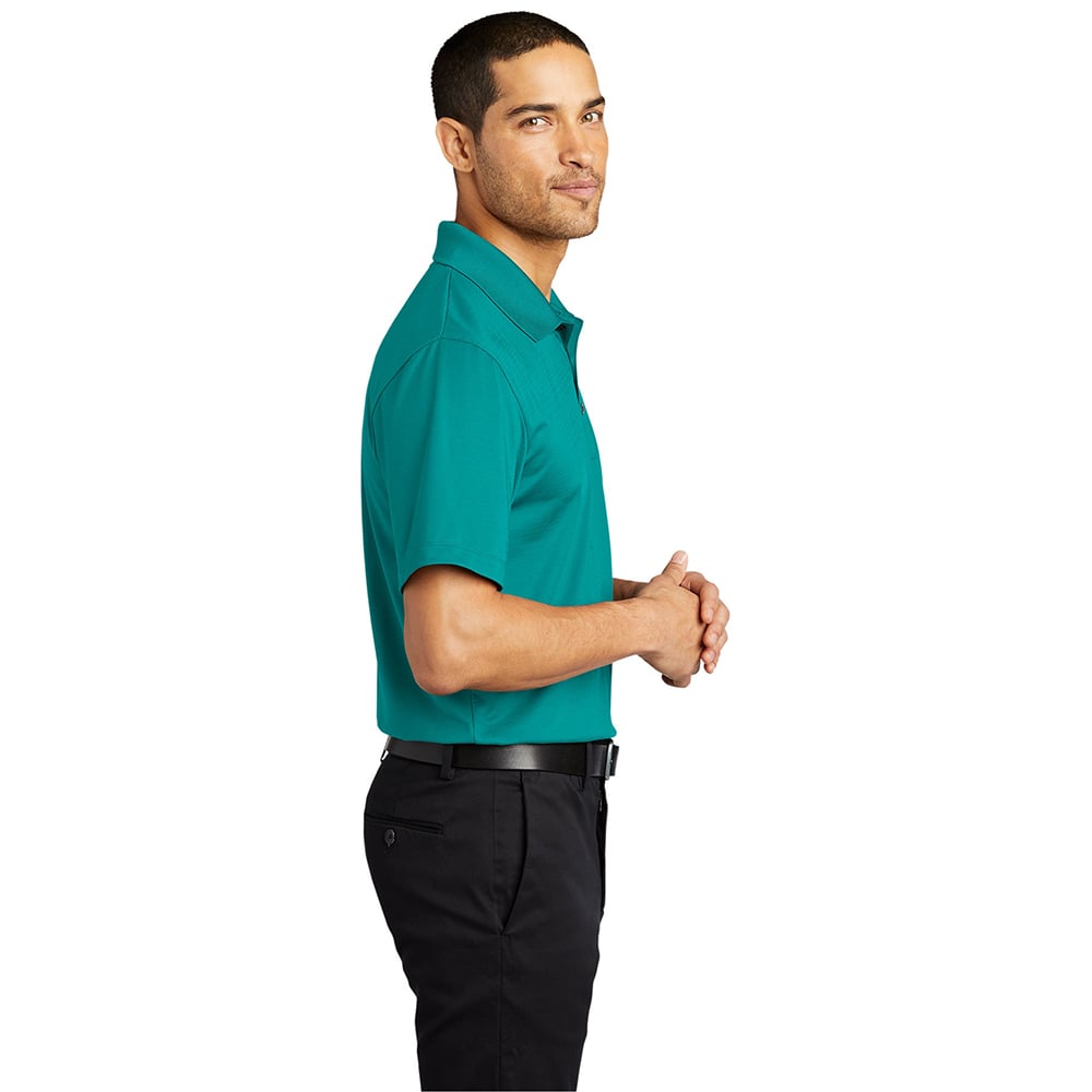 Port Authority K587 Eclipse Stretch Subtle Stripe Short Sleeve Polo - Gorvex.com