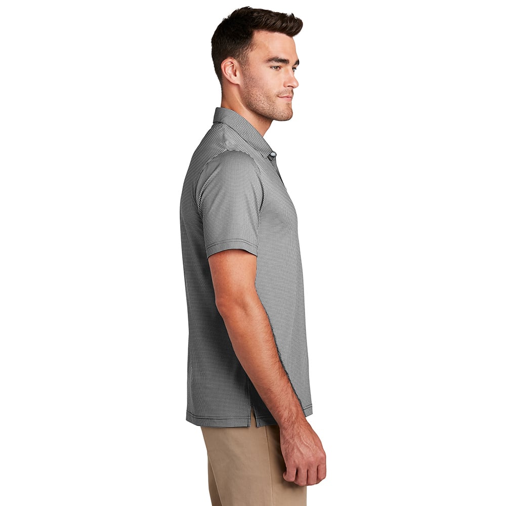 Port Authority K646 Gingham Performance Polo Shirt - Gorvex.com