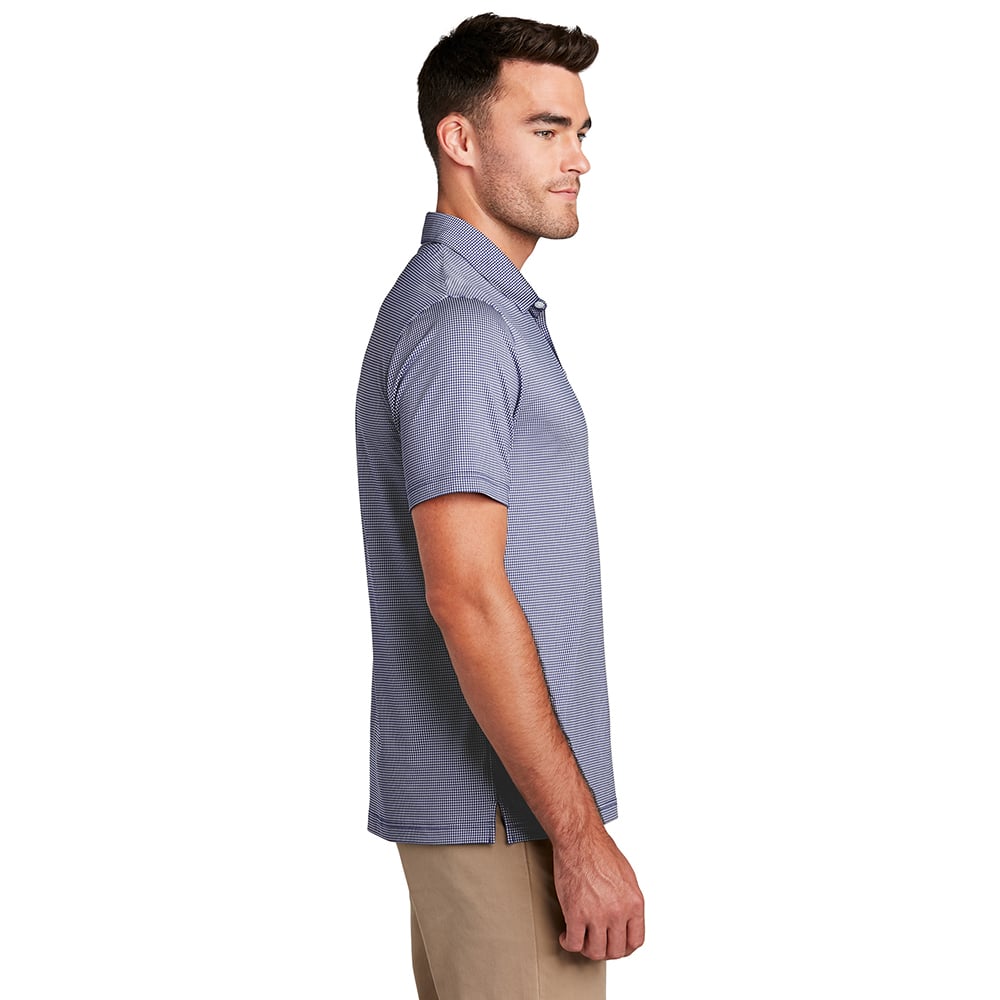 Port Authority K646 Gingham Performance Polo Shirt - Gorvex.com